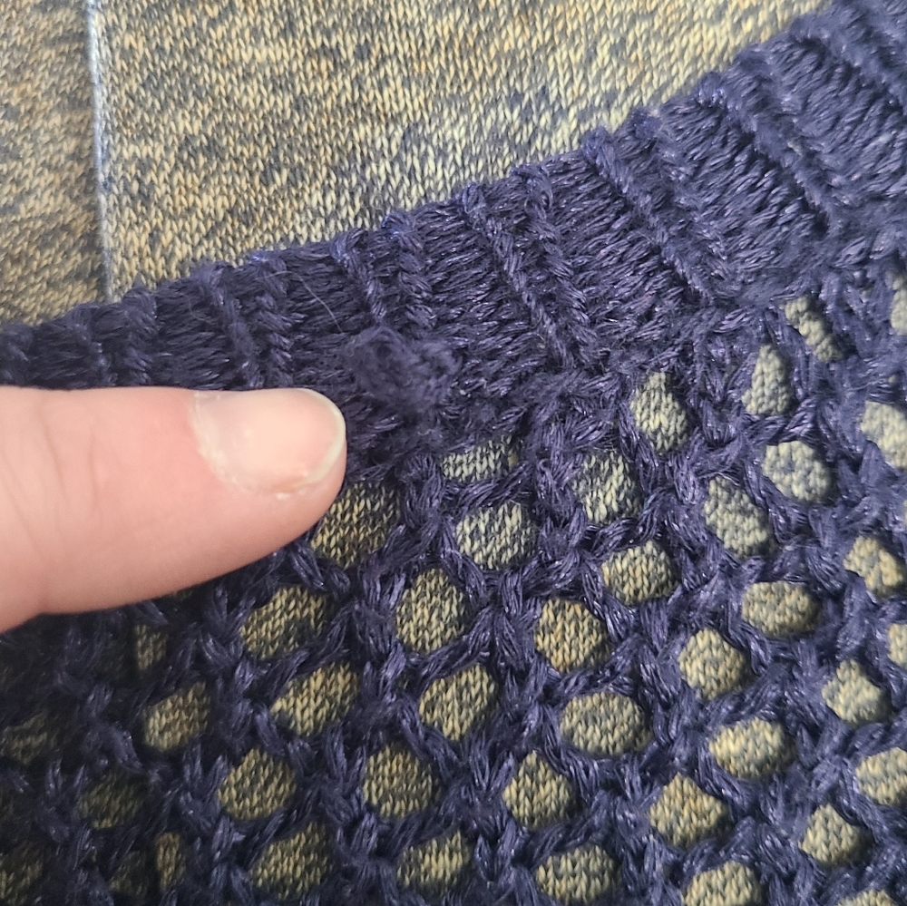 Open Knit 3/4 Sweater - Picture 6 of 9